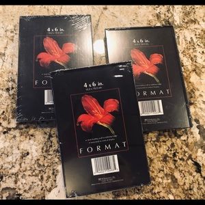 3 small photo frames